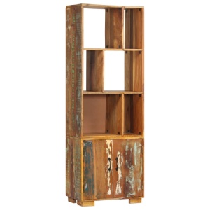 Bibliotecă, 60x35x180 cm, lemn masiv reciclat - Img 7