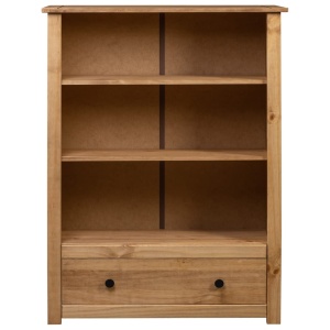 Bibliotecă, 80 x 35 x 110 cm, lemn masiv de pin, gama Panama - Img 3