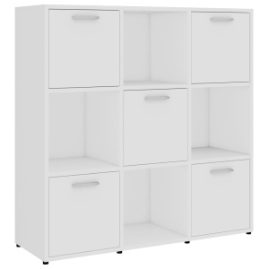 Bibliotecă, alb, 90 x 30 x 90 cm, PAL - Img 2