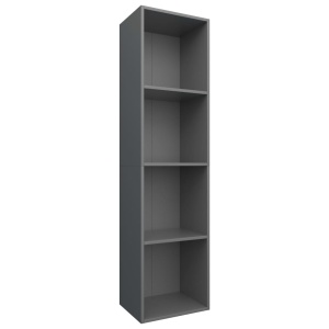 Bibliotecă/Comodă TV, gri, 36 x 30 x 143 cm, PAL - Img 2