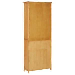 Bibliotecă cu 2 uși, 70 x 30 x 180 cm, lemn masiv stejar - Img 8