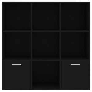 Bibliotecă, negru, 98 x 30 x 98 cm, PAL - Img 6