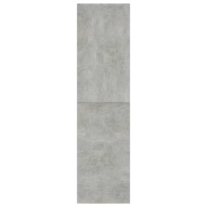 Bibliotecă/Separator cameră, gri beton, 155x24x160 cm, PAL - Img 6