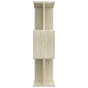 Bibliotecă/Separator cameră, stejar Sonoma, 80x24x96 cm, PAL - Img 6