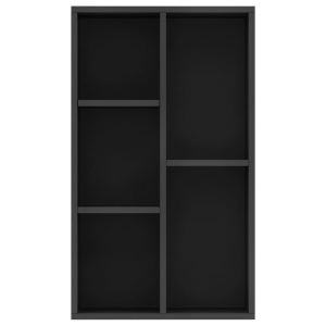 Bibliotecă/Servantă, negru, 45 x 25 x 80 cm, PAL - Img 5