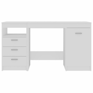 Birou, alb, 140 x 50 x 76 cm, PAL - Img 4