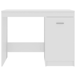 Birou, alb extralucios, 100 x 50 x 76 cm, PAL - Img 5