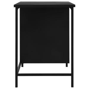 Birou cu sertare, negru, 120 x 55 x 75 cm, oțel, industrial - Img 8