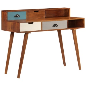 Birou de scris, 110x50x90 cm, lemn masiv de acacia - Img 11