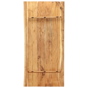 Blat lavoar de baie, 120 x 55 x 2,5 cm, lemn masiv de acacia - Img 2