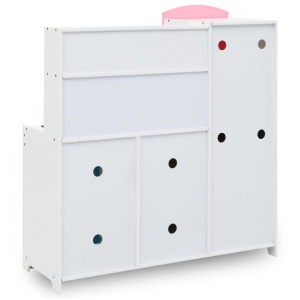 Bucătărie de jucărie pentru copii, multicolor, 80x30x85 cm, MDF - Img 8
