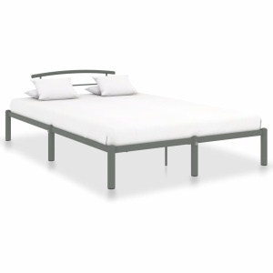 Cadru de pat, gri, 120 x 200 cm, metal
