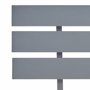 Cadru de pat, gri, 180 x 200 cm, lemn masiv de pin - Img 7