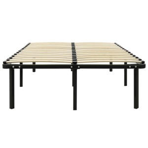 Cadru de pat, negru, 140 x 200 cm, metal - Img 3