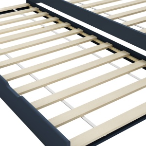 Cadru pat canapea, extensibil, gri, 90 x 200 cm, lemn de pin - Img 8