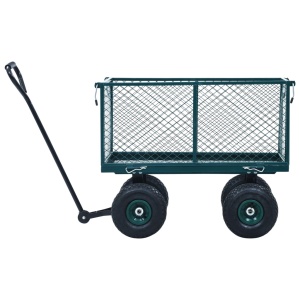 Cărucior manual de grădină, verde, 350 kg - Img 7
