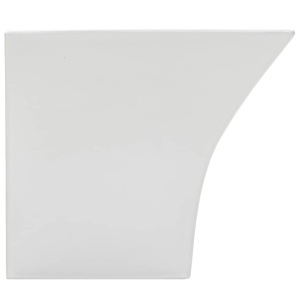 Chiuvetă ceramică suspendată pe perete, alb, 500x450x410 mm - Img 6