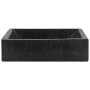 Chiuvetă, negru, 45 x 30 x 12 cm, marmură - Img 3