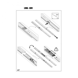 Comoda HM Lima KM1 alb - Img 6