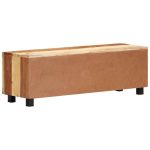 Comodă TV, 100 x 30 x 33 cm, lemn masiv reciclat - Img 3