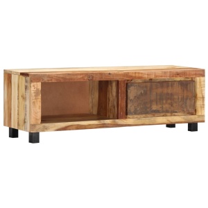 Comodă TV, 100 x 30 x 33 cm, lemn masiv reciclat - Img 9