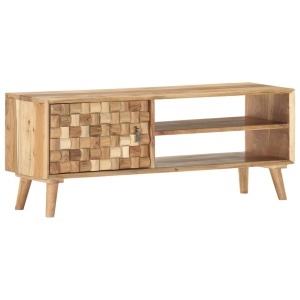 Comodă TV, 100 x 35 x 40 cm, lemn masiv de acacia - Img 10