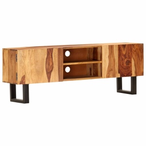 Comodă TV, 130 x 30 x 47 cm, lemn masiv de acacia