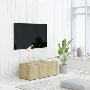 Comodă TV, stejar Sonoma, 80 x 34 x 30 cm, PAL