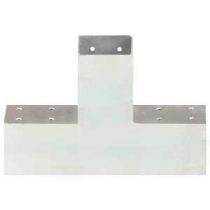 Conectori de grindă, formă X, 4 buc, 71x71 mm, metal galvanizat - Img 8