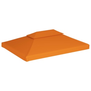 Copertină de rezervă acoperiș foișor, cărămiziu, 3x4m, 310 g/m² - Img 4