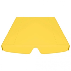 Copertină de rezervă leagăn grădină, galben 226x186 cm 270 g - Img 4