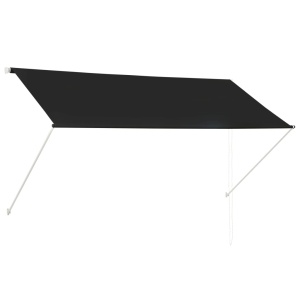 Copertină retractabilă, antracit, 250 x 150 cm - Img 2