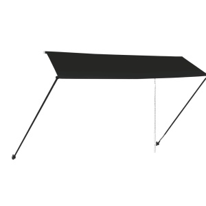 Copertină retractabilă cu LED, antracit, 350 x 150 cm - Img 8