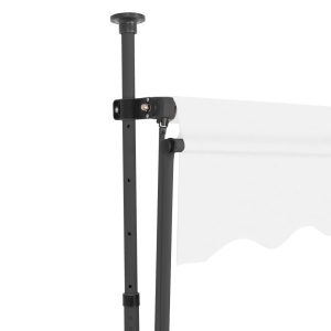 Copertină retractabilă manual cu LED, crem, 300 cm - Img 4