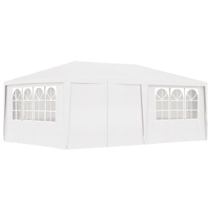 Cort de petrecere profesional cu pereți alb 4 x 6 m 90 g/m² - Img 6
