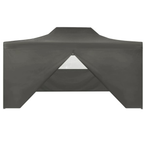 Cort pliabil pop up cu 4 pereți laterali, antracit, 3 x 4,5 m - Img 4