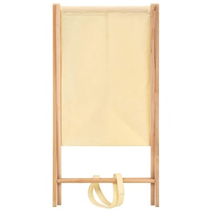 Coș de rufe, bej, lemn cedru și material textil, 42x41x64 cm - Img 4