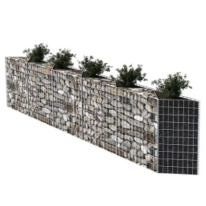 Coș gabion, 300 x 30 x 100 cm, oțel galvanizat - Img 3