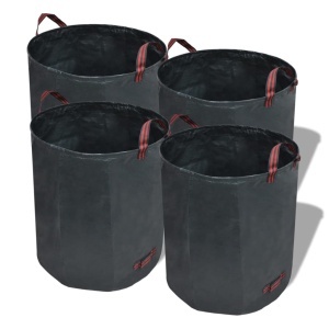 Coșuri de gunoi 272 L 150 g/mp, 4 buc., Verde inchis