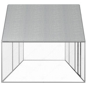 Coteț de găini, 6 x 2 x 2 m, oțel galvanizat - Img 3