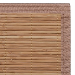 Covor din bambus, 160 x 230 cm, maro - Img 5