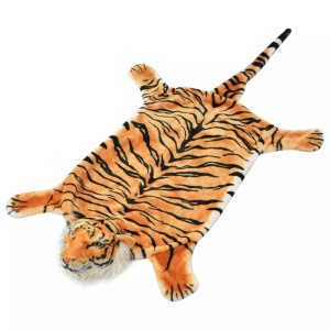 Covor model tigru 144 cm Pluș Maro