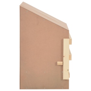 Cuibar găini cu 3 compartimente, 72x33x54 cm, lemn masiv pin - Img 6