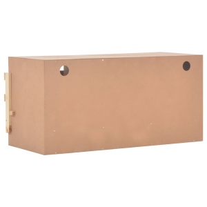Cuibar găini cu 3 compartimente, 96x40x45 cm, lemn masiv pin - Img 7