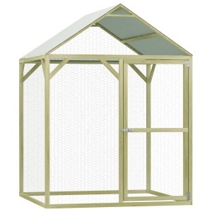 Cușcă de pui, 1,5 x 1,5 x 2 m, lemn de pin tratat