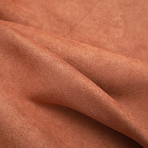 Draperii opace cu inele metalice, 2 buc., ruginiu, 140x225 cm - Img 3
