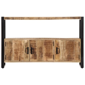 Dulap lateral, 120 x 30 x 75 cm, lemn masiv de mango - Img 3