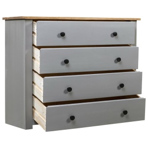 Dulap lateral, gri, 80 x 40 x 73 cm, gama pin de Panama - Img 4