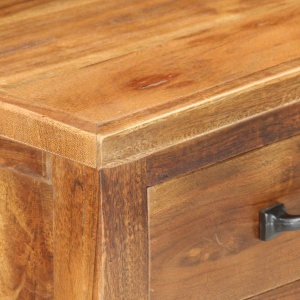 Dulap sticle de vin, 40x30x80 cm, lemn masiv de acacia - Img 2