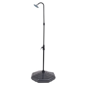 Duș alimentat cu energie solară, 20 L, aluminiu și HDPE - Img 3